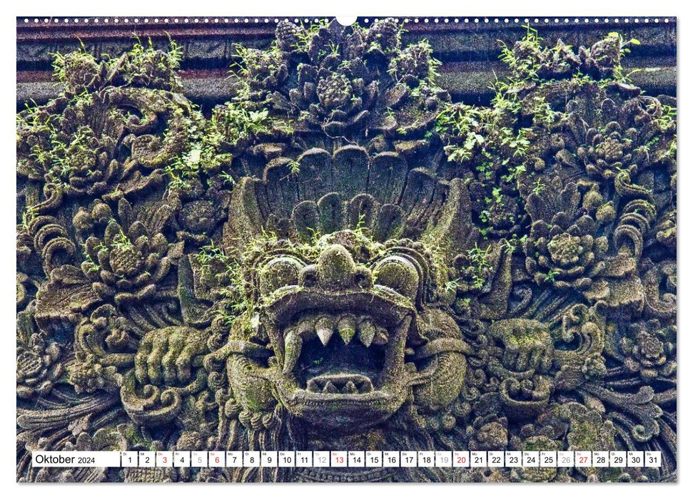 Bali - Tempel, Götter und Dämonen (CALVENDO Wandkalender 2024)