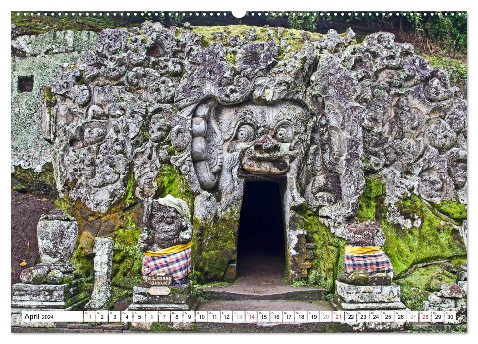 Bali - Temples, Gods and Demons (CALVENDO Wall Calendar 2024) 