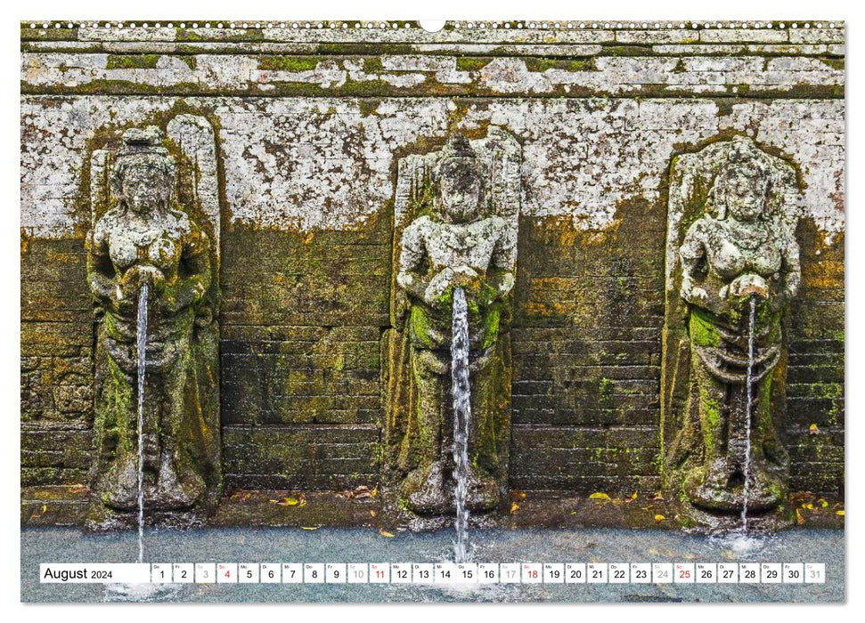 Bali - Temples, Gods and Demons (CALVENDO Wall Calendar 2024) 