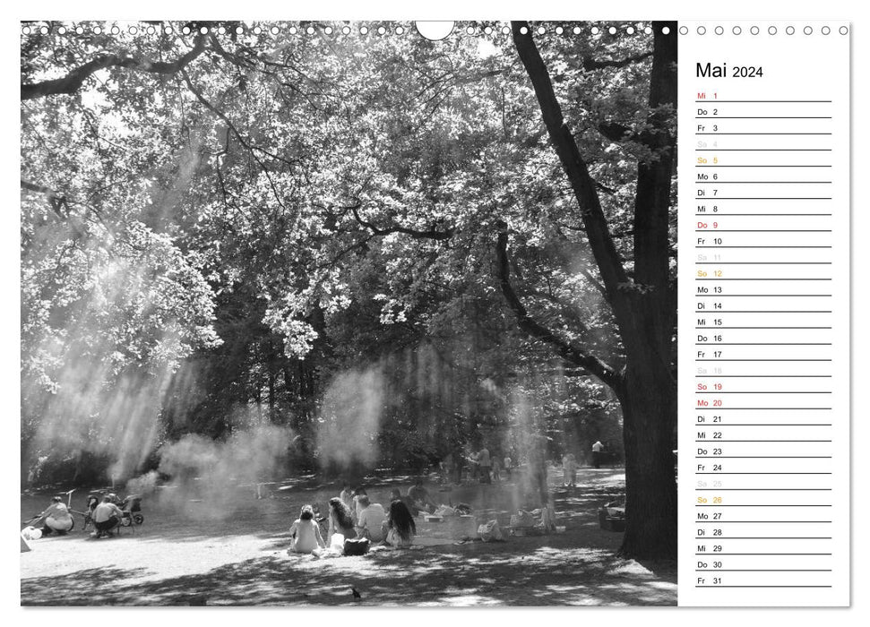 Berliner Straßenfotografie / Geburtstagskalender (CALVENDO Wandkalender 2024)