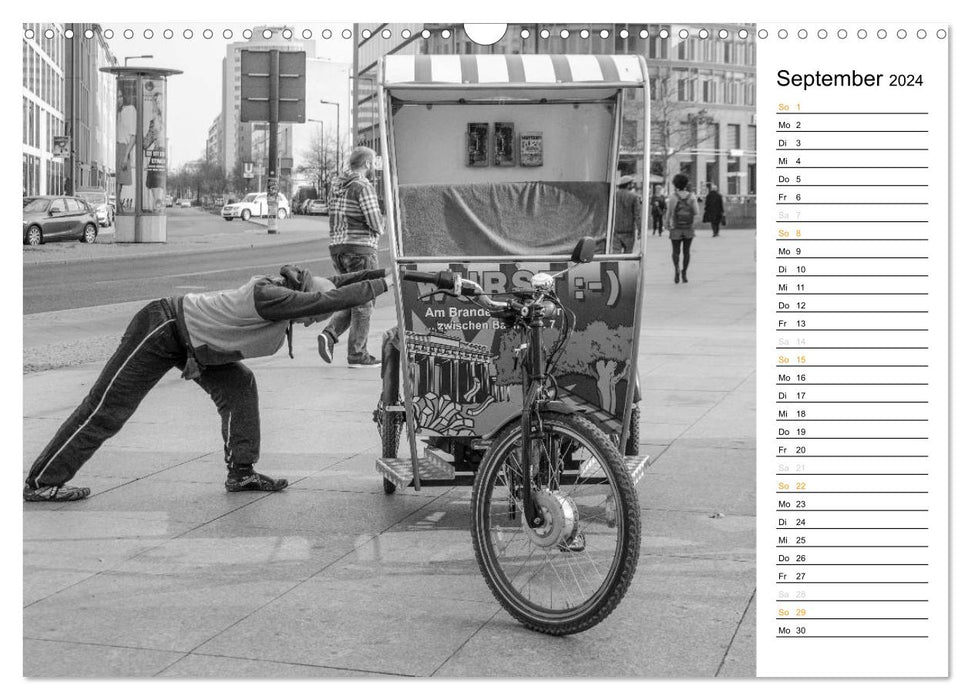 Berlin street photography / birthday calendar (CALVENDO wall calendar 2024) 