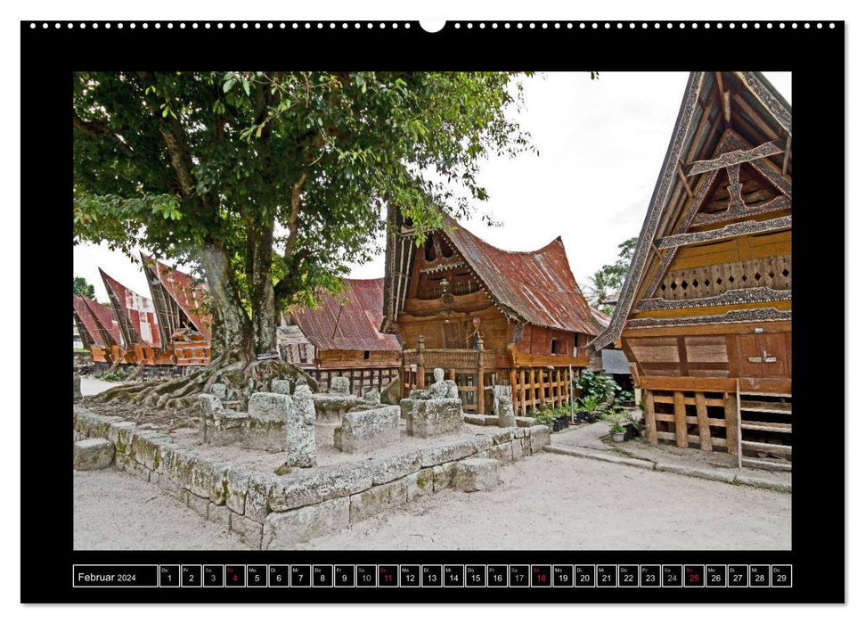 Sumatra – Architektur und Landschaft (CALVENDO Premium Wandkalender 2024)
