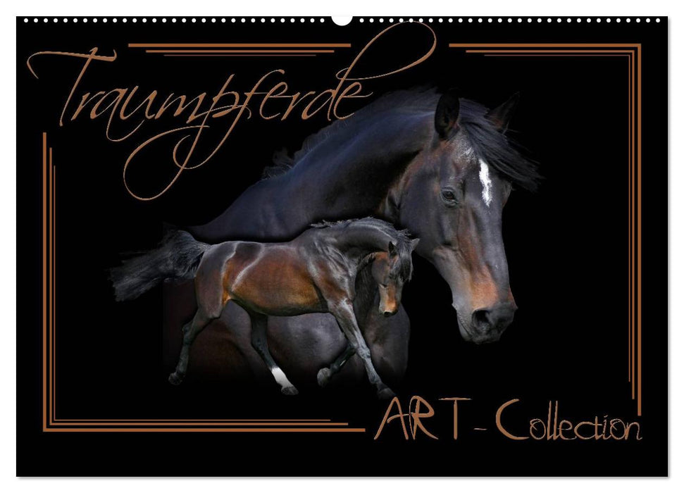Traumpferde-ART-Collection (CALVENDO Wandkalender 2024)