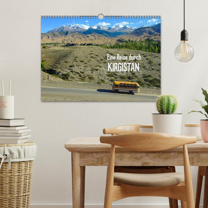 Eine Reise durch Kirgistan (CALVENDO Wandkalender 2024)