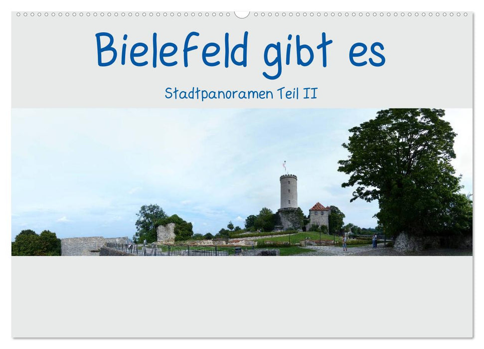 Bielefeld existe ! Panoramas de la ville partie 2 (calendrier mural CALVENDO 2024) 