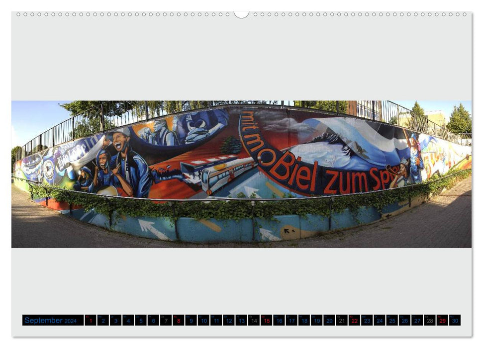 Bielefeld existe ! Panoramas de la ville partie 2 (calendrier mural CALVENDO 2024) 