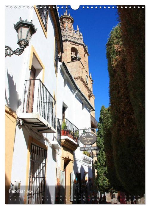 Ronda, la belle d'Andalousie (Calendrier mural CALVENDO 2024) 