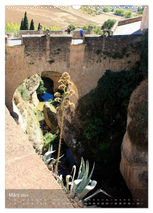 Ronda, die Schöne Andalusiens (CALVENDO Wandkalender 2024)