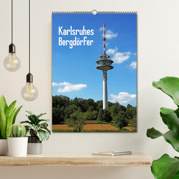 Karlsruhes Bergdörfer (CALVENDO Wandkalender 2024)