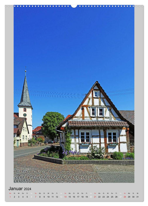 Karlsruhe's mountain villages (CALVENDO wall calendar 2024) 