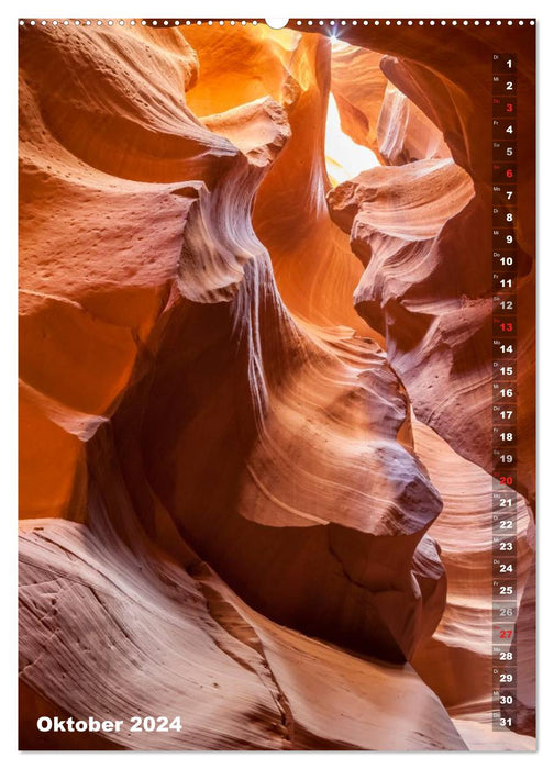 Antelope Canyon – Unique natural spectacle (CALVENDO wall calendar 2024) 