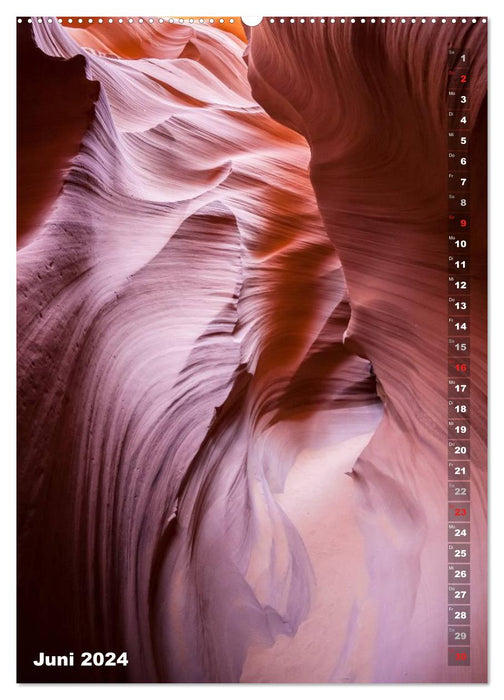 Antelope Canyon – Unique natural spectacle (CALVENDO wall calendar 2024) 