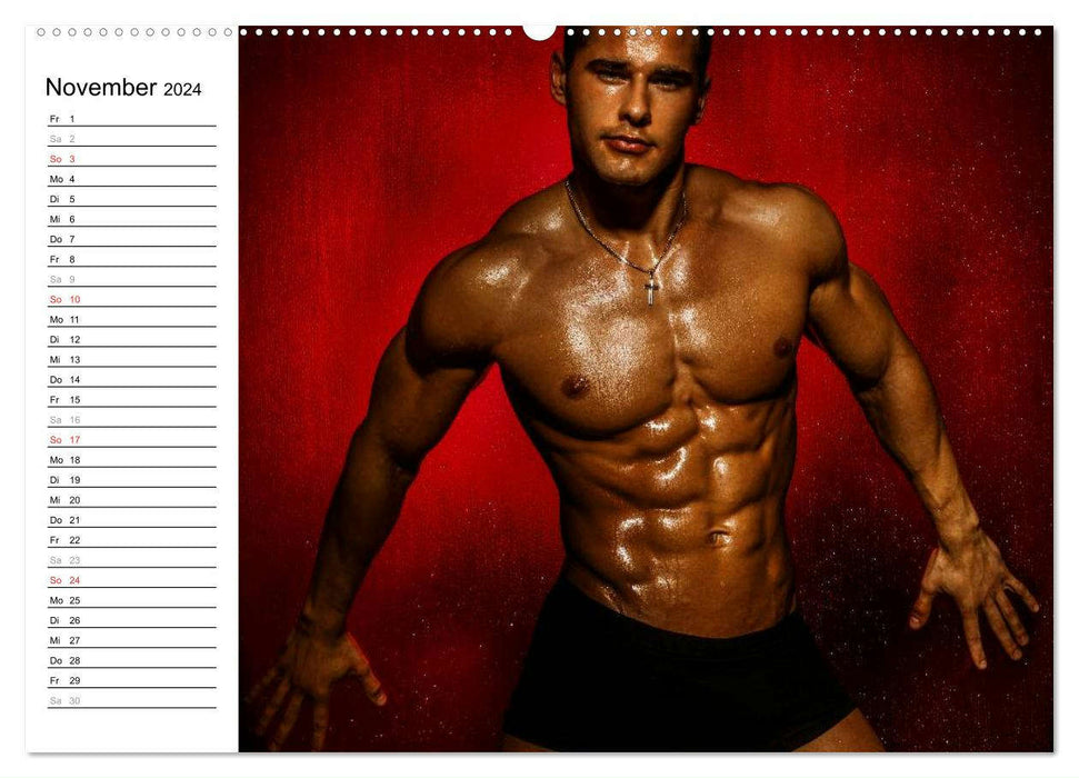 Men - Masculine Aesthetics (CALVENDO Wall Calendar 2024) 