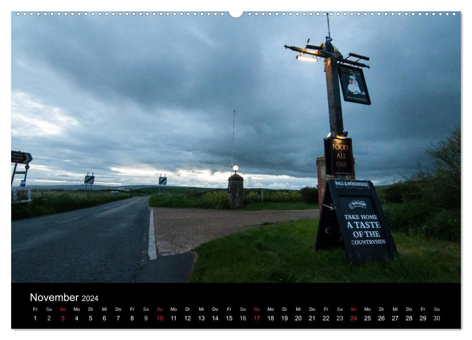 On the road on the Isle of Wight (CALVENDO wall calendar 2024) 