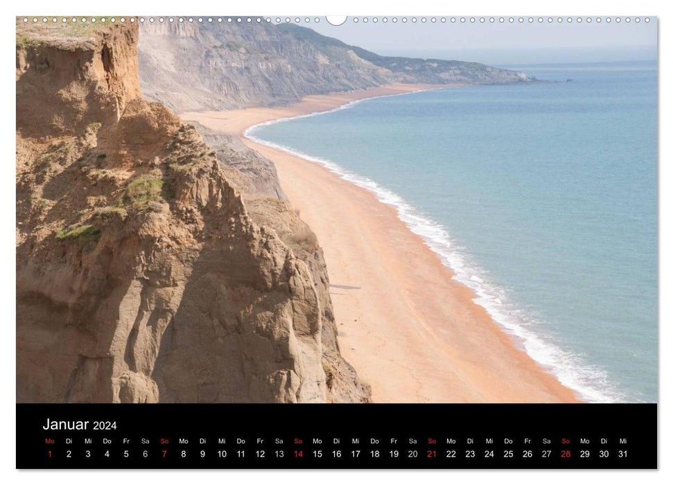 Sur la route sur l'île de Wight (calendrier mural CALVENDO 2024) 