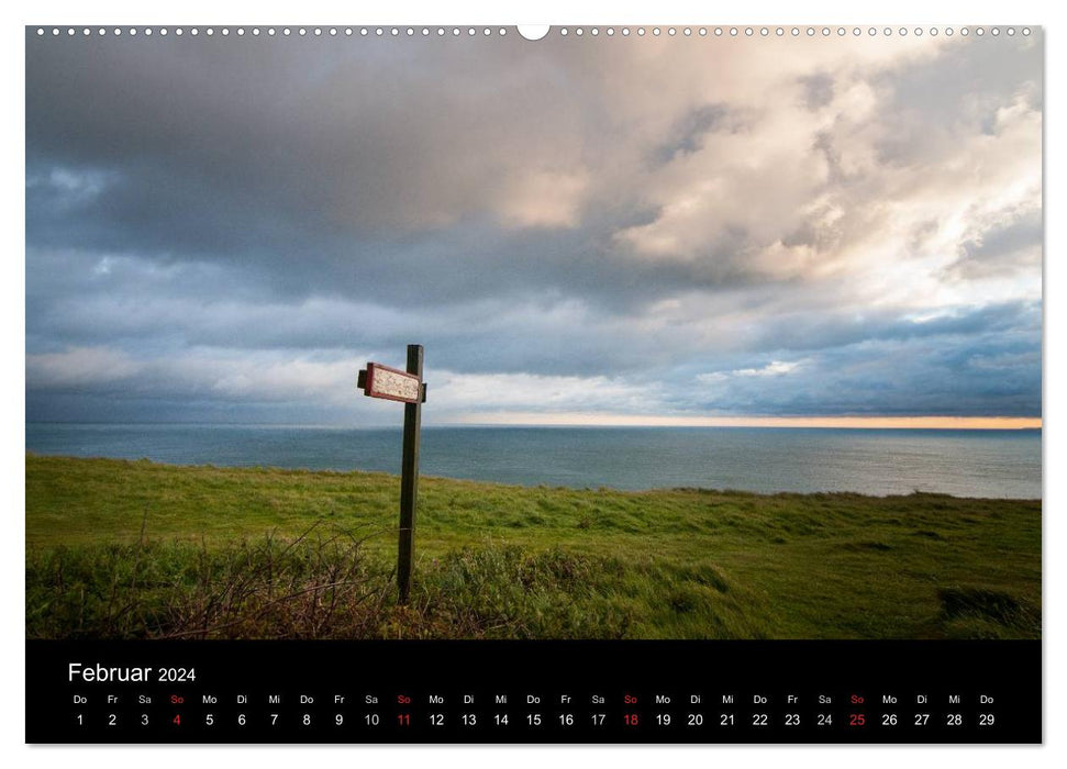 Sur la route sur l'île de Wight (calendrier mural CALVENDO 2024) 