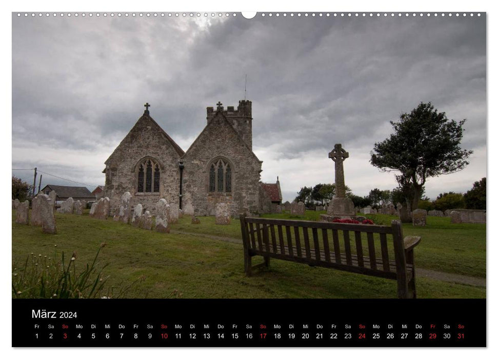 On the road on the Isle of Wight (CALVENDO wall calendar 2024) 