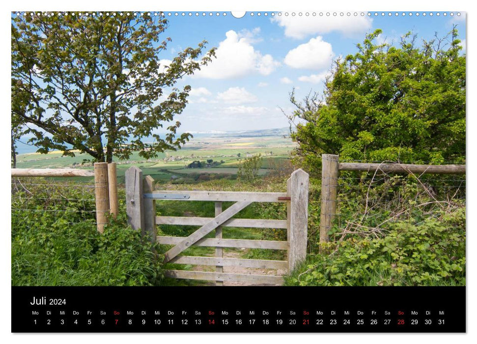 Sur la route sur l'île de Wight (calendrier mural CALVENDO 2024) 