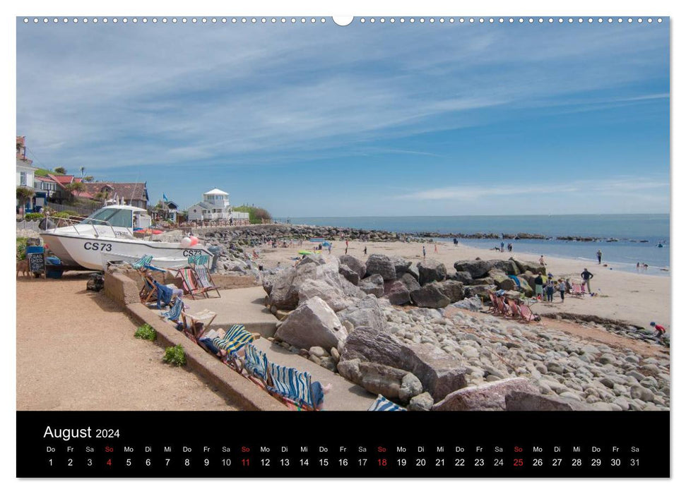 Sur la route sur l'île de Wight (calendrier mural CALVENDO 2024) 