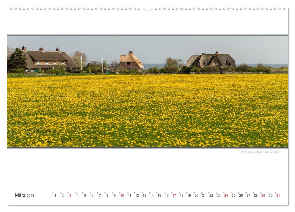 Emotional moments: Sylt de Luxe - the most beautiful German island. (CALVENDO Premium Wall Calendar 2024) 