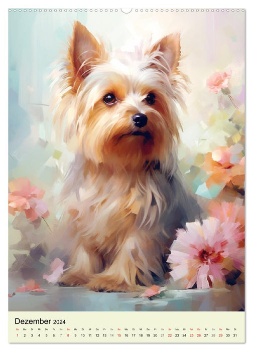 Small dogs. Delightful, lovely, fragrant (CALVENDO Premium Wall Calendar 2024) 