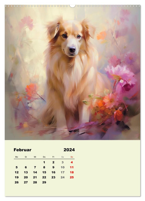 Power animals as spiritual companions (CALVENDO Premium Wall Calendar 2024) 