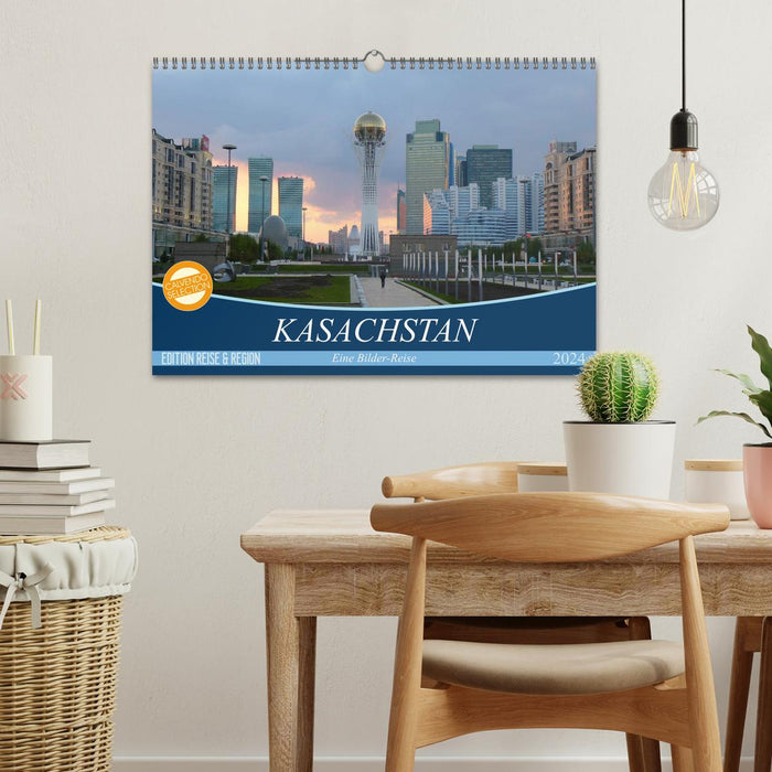 Kazakhstan - Un voyage en images (Calendrier mural CALVENDO 2024) 