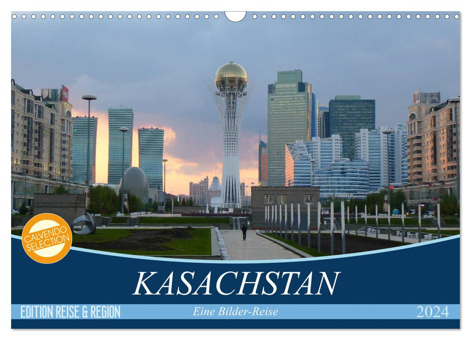 Kazakhstan - Un voyage en images (Calendrier mural CALVENDO 2024) 