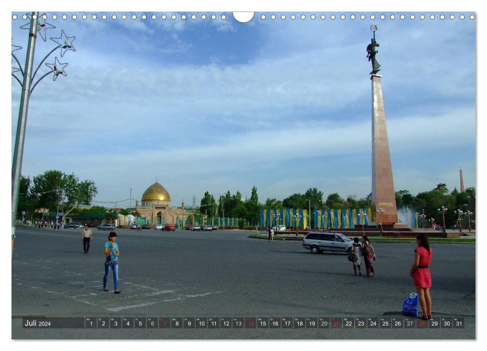 Kasachstan - Eine Bilder-Reise (CALVENDO Wandkalender 2024)