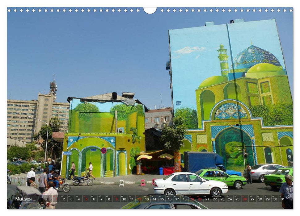 Iran - Un voyage en images (Calendrier mural CALVENDO 2024) 
