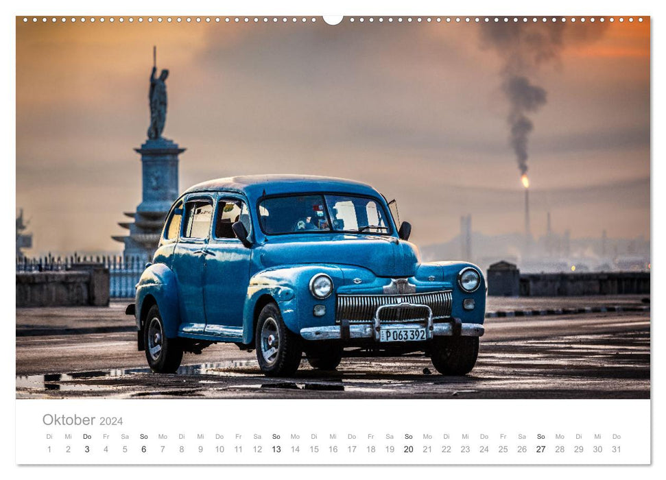 Cuba - Unter der Sonne der Karibik (CALVENDO Wandkalender 2024)