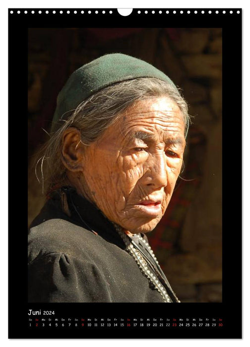 Nepal - Gesichter eines Landes (CALVENDO Wandkalender 2024)