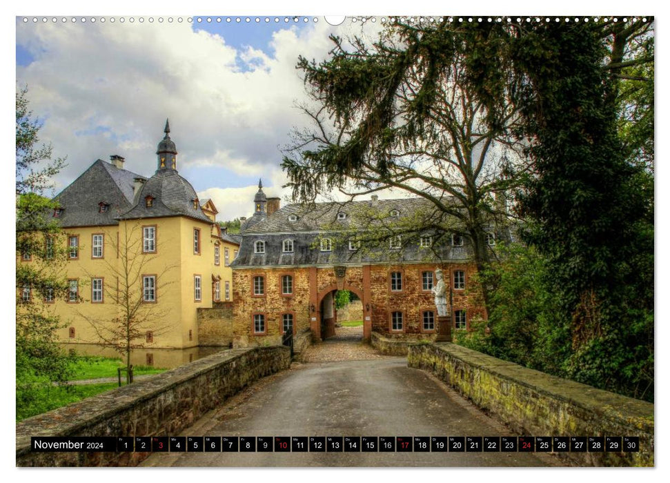 Castles and palaces of the Eifel (CALVENDO Premium Wall Calendar 2024) 