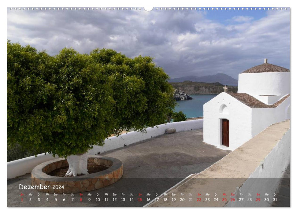 Dream Island of Rhodes (CALVENDO Premium Wall Calendar 2024) 