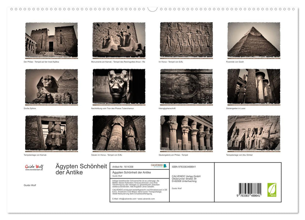 Egypt – Beauty of Antiquity (CALVENDO Premium Wall Calendar 2024) 