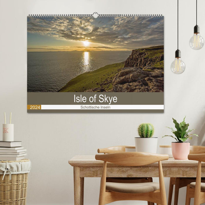 Île de Skye – Îles d'Écosse (Calvendo mural 2024) 