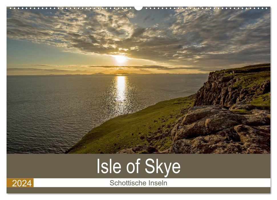 Île de Skye – Îles d'Écosse (Calvendo mural 2024) 