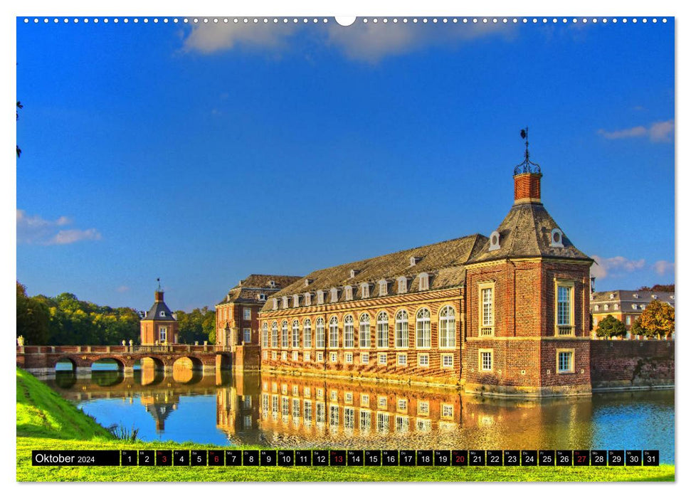 Castles and palaces in Münsterland (CALVENDO wall calendar 2024) 