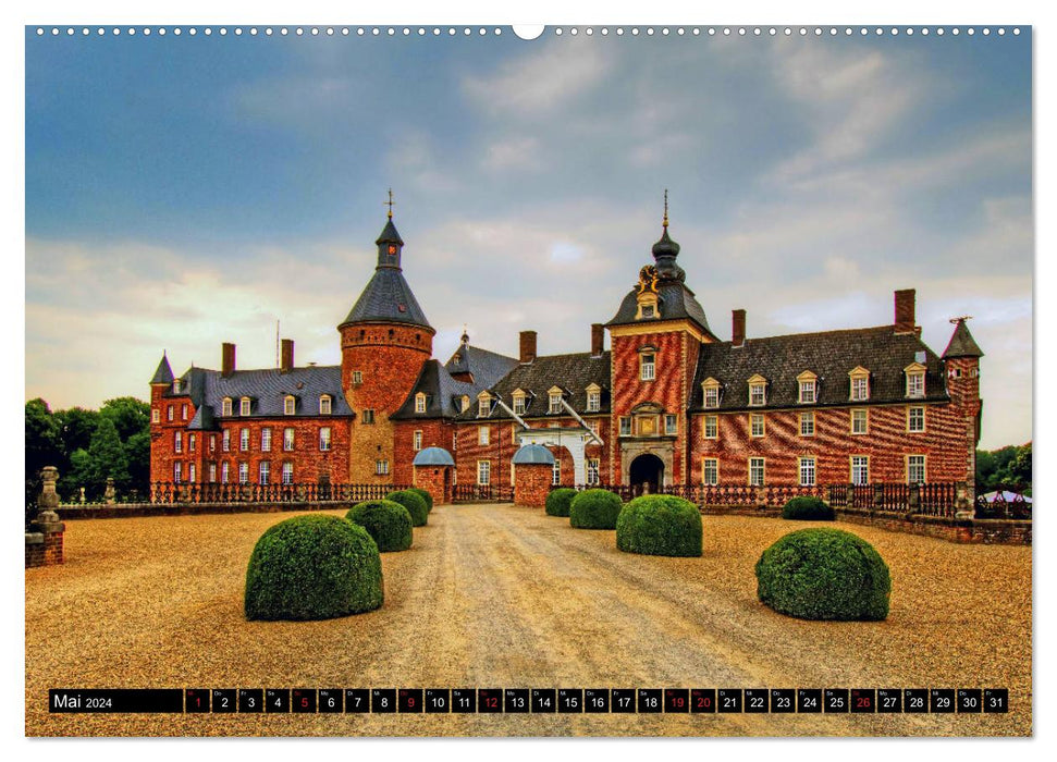 Castles and palaces in Münsterland (CALVENDO wall calendar 2024) 