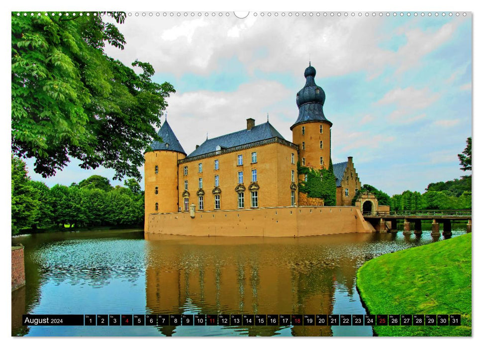 Castles and palaces in Münsterland (CALVENDO wall calendar 2024) 