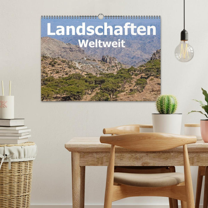 Landschaften – Weltweit (CALVENDO Wandkalender 2024)