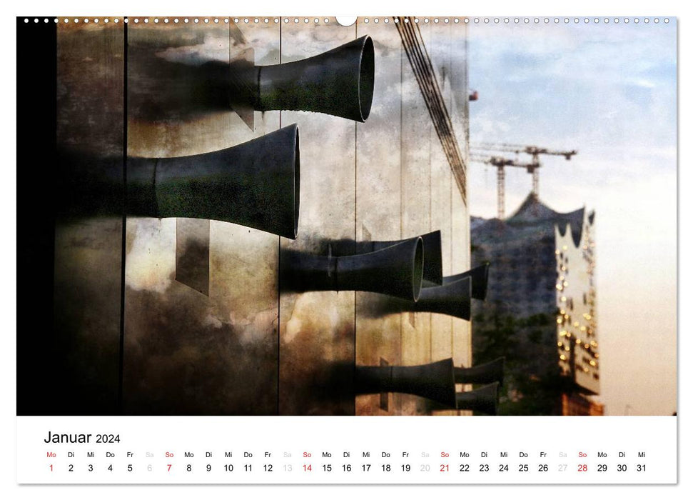 Silberstein portrays Hamburg (CALVENDO wall calendar 2024) 