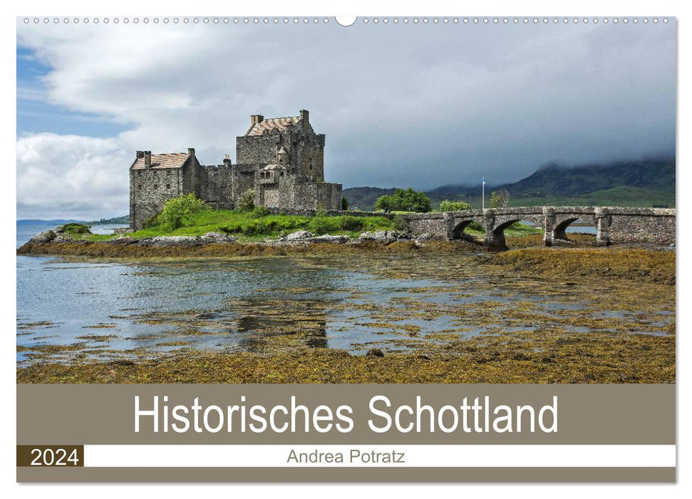 Écosse historique (calendrier mural CALVENDO 2024) 