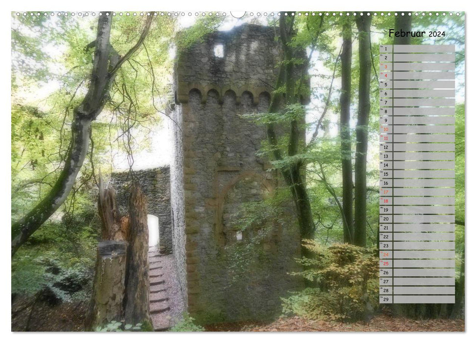 Odenwald - Romantischer Spaziergang (CALVENDO Wandkalender 2024)