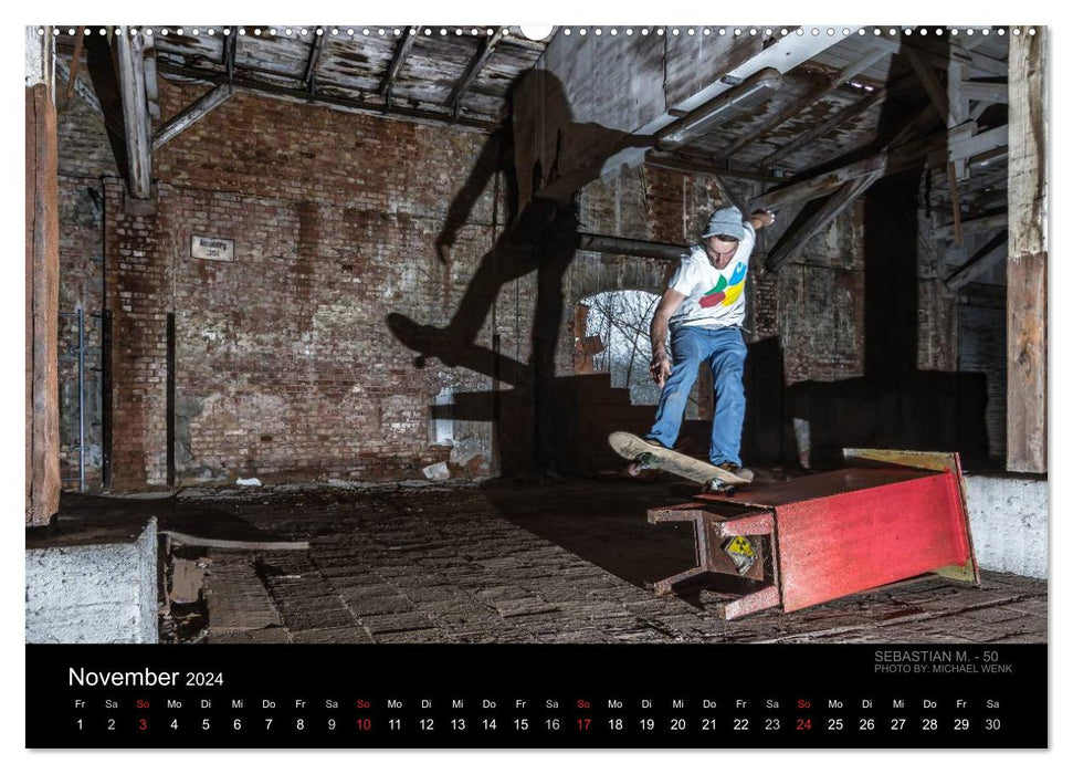 it's SKATEBOARDING (CALVENDO Premium Wall Calendar 2024) 