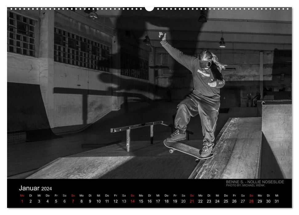 it's SKATEBOARDING (CALVENDO Premium Wandkalender 2024)