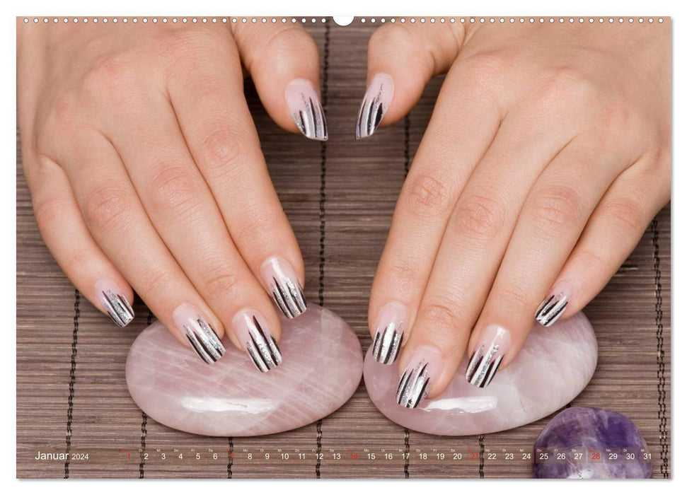 Ephemeral Art - Nail Art Episode 2 (CALVENDO Wall Calendar 2024) 