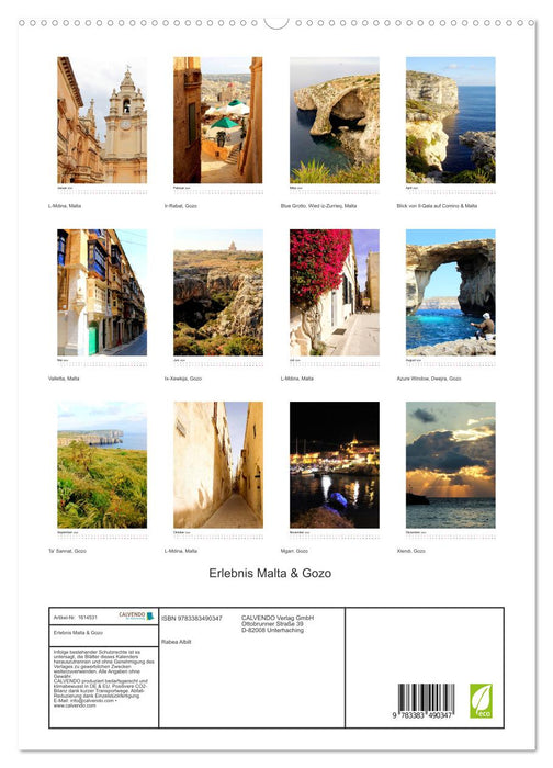 Erlebnis Malta & Gozo (CALVENDO Premium Wandkalender 2024)