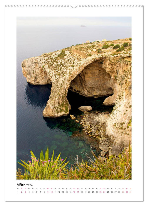 Experience Malta &amp; Gozo (CALVENDO Premium Wall Calendar 2024) 
