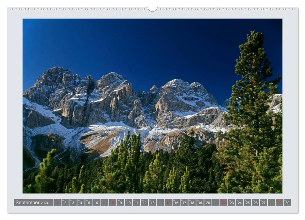 Merveilles faites de roche - Les Dolomites II (Calendrier mural CALVENDO 2024) 